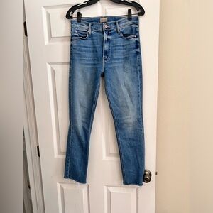 Mother mid rise dazzler ankle Frey 29